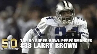 #38: Larry Brown Super Bowl XXX Highlights | Top 50 Super Bowl Performances