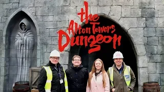 The Alton Towers Dungeon Behind The Scenes & First Look