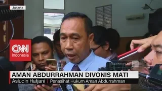 Aman Abdurrahman Divonis Mati, Ini Kata Pengacara