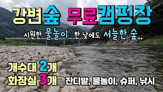 충주 삼탄유원지 강변 숲속 무료 캠핑장에서 노지차박 계곡캠핑, 개수대와 수세식 화장실까지, 기암절벽 차박노지 #캠핑 #차박 #숲속캠핑 #강변차박 #삼탄유원지