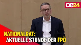 Nationalrat: Aktuelle Stunde der FPÖ