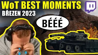 SMUTNÝ ŽIVOT STREAMERA?! | WoT Best Moments Březen 2023.