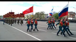 Фото  с парада Победы в Уссурийске. Сын-участник парада!  Дед -участник Великой Отечественной Войны.