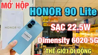 Mở Hộp HONOR 90 Lite  Camera 100MP, Sạc Nhanh 22.5W Tại Thế Giới Di Động