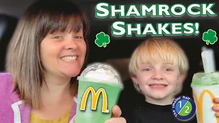 McDonald’s Shamrock Shakes are Back!  2022 / Shamrock Oreo McFlurry