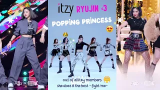 itzy ryujin popping in wannabe for 1 minute