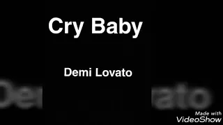 Demi Lovato- Cry Baby Lyrics