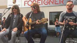 Foreigner Double Vision, Feels Like the First Time, Live Acoustic 9-4-17