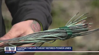 Copper thieves target retired power lines in Renton | FOX 13 Seattle