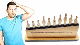 The solution for the Holey Moley 10 Pin Bowling wood puzzle from Creative Crafthouse.