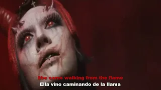 Cradle Of Filth - She Is A Fire 🔴 (Lyrics English / Spanish) Gothic Metal {2023}  HD