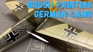 Let's paint a complex WW2 German camo | Bf 109 E-4 1/72