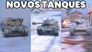 ANALISANDO OS NOVOS TANQUES RETROTOPIA | Regressor, Fixer e Magnate | WoT Blitz