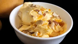 Mango Ice Cream - Just 3 Ingredients & 5 Minutes | Homemade Ice Cream with Fresh Mangoes 🥭