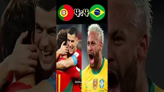 Portugal vs Brasil highlight football 2026 World cup #football  #neymar #cr7