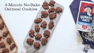 Quaker Oats - 3 Minute No Bake Oatmeal Cookies