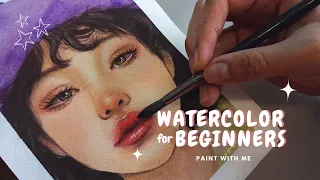 ✦ Acuarela para principiantes: Paint with me beginners watercolor tutorial + speedpaint ✦
