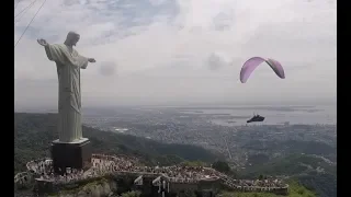 FLY OVER CRISTO. Rio de Janeiro.