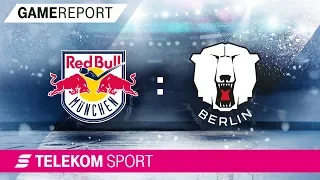 EHC Red Bull München – Eisbären Berlin | Finale Spiel 1, 17/18 | Telekom Sport