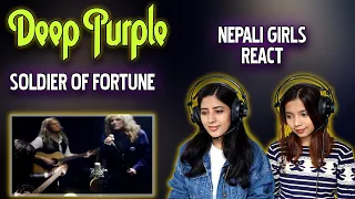 DEEP PURPLE REACTION | SOLDIER OF FORTUNE REACTION | NEPALI GIRLS REACT