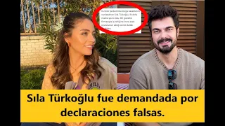 Sıla Türkoğlu was sued for false statements.