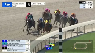 Gulfstream Park June 18, 2022 Race 6