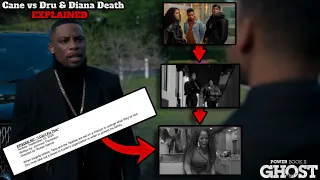 Diana's TRAGIC Death Starts War Between Cane & Dru | Power Book 2 Ghost ALL Clues & Leaks EXPLAINED