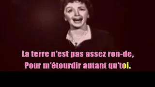 KARAOKÉ Edith Piaf  Mon Manège À  Moi Création JP