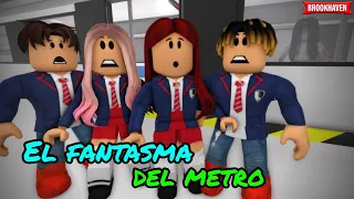 EL FANTASMA DEL METRO - Parte 1 | Mini Pelicula | Roblox Brookhaven rp 🏡historias de roblox