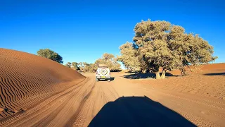 Driving the 4x4 sand road to Deadvlei/Sossusvlei in Namibia (all 4km)