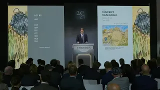 Van Gogh watercolor landscape auctioned for a record $35.9 million