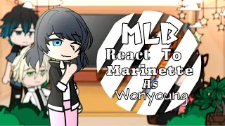 MLB React To Marinette as Wonyoung | 1/1 | Original? | MLB x IVE