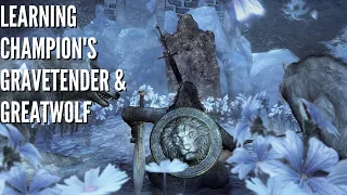 Learn With Me: Dark Souls 3 Bosses -  Champion's Gravetender & Gravetender Greatwolf