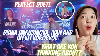 [REACTION]Diana Ankudinova, IVAN and Alexei Vorobyov - What Are You Thinking About?