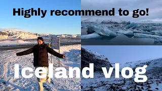 Iceland vlog l 7 days travel vlog, beautiful earth, snow in Iceland, highly recommend, ice cave tour