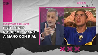 RIQUELME, MANO a MANO con JORGE RIAL - ESTE LUNES 15:00 hs.