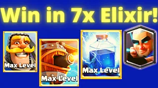 How to Win the Infinite Elixir Challenge - *Best 7x Elixir Deck!*