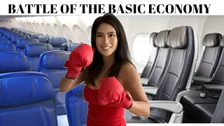 BASIC ECONOMY Class Battle ✈️ Delta vs United vs American Airlines