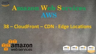 AWS - CloudFront - CDN - Edge Locations