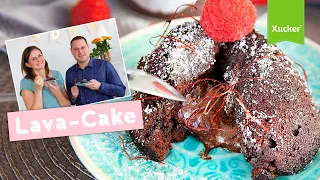 Lava Cake mit Chili  | REZEPT OHNE ZUCKER | Schokoküchlein mit flüssigem Kern