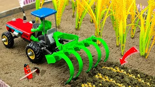 Diy tractor making mini plow machine to plant rice fields #2 | diy water pump | @Sunfarming