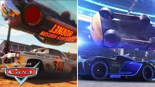 Doc Hudson's Famous 360-Degree Flip! | Pixar Cars