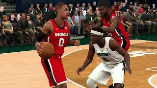 NCAA Basketball 11/26 Georgia vs Michigan State – NBA 2K20 College Hoops Mod PS4