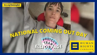 HRC Celebrates Elliot Page this National Coming Out Day