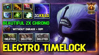 ELECTRO TIMELOCK CARRY Faceless Void 31Kills Max Slotted Item Beautiful 2x Chronosphere 7.36a DotA 2