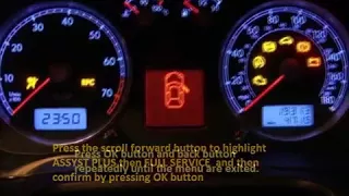 PEUGEOT 406  1999 05 2005 01 How to reset service light indicator