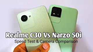 Realme C30 Vs Realme Narzo 50i Speed Test & Camera Comparison