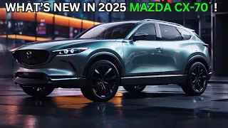 2025 Mazda CX-70 Revealed : What to Expect from the 2025 Mazda CX 70