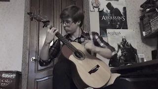 Skillet - Hero on One Guitar (Alexandr Misko)