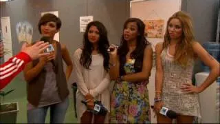 the saturdays - interview t4 on the beach 4th july 2010